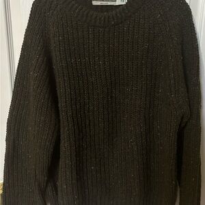 Aran Crafts Dark Green Irish Wool Sweater